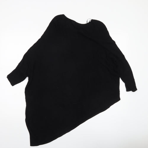 Phase Eight Women’s Black Beaded Pullover Jumper UK 8