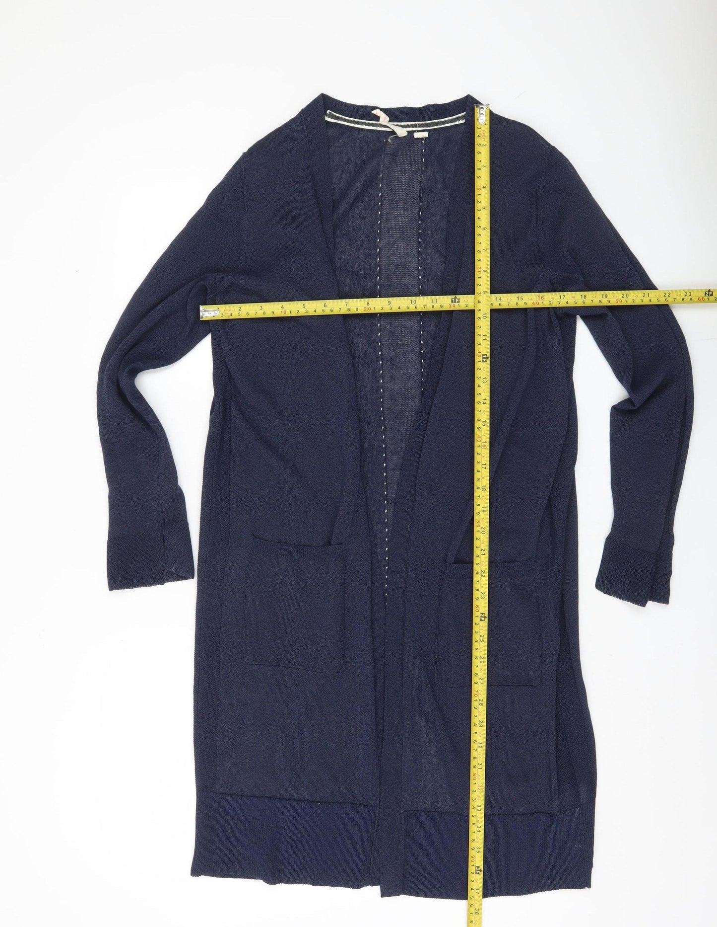 White Stuff Womens Blue Size 14 Long Sleeve Open Cardigan