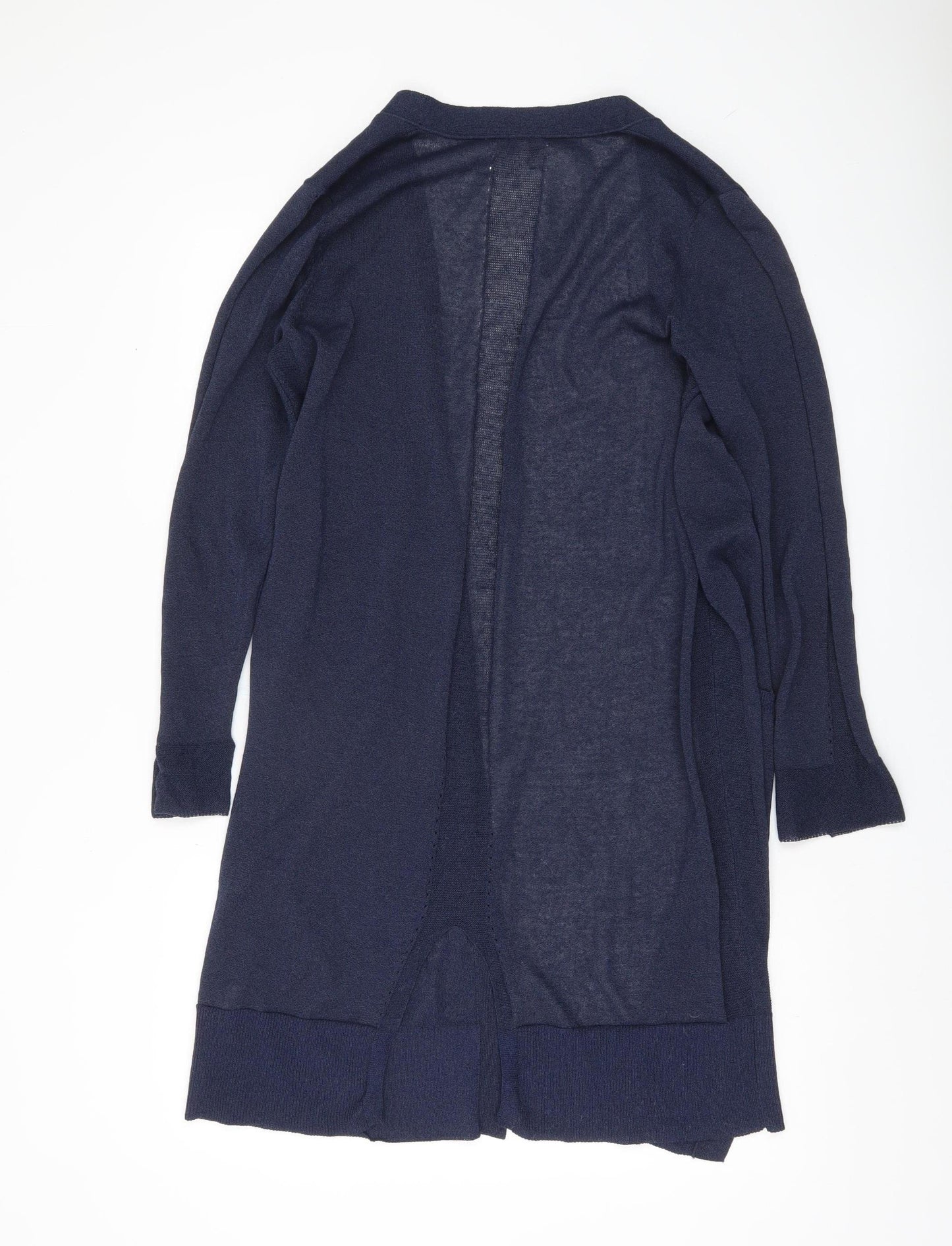 White Stuff Womens Blue Size 14 Long Sleeve Open Cardigan