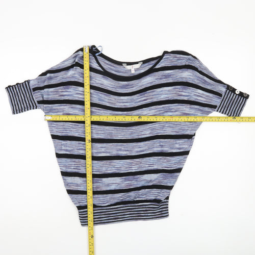 Jasper Conran Womens Multicoloured Striped Pullover Jumper Size 10