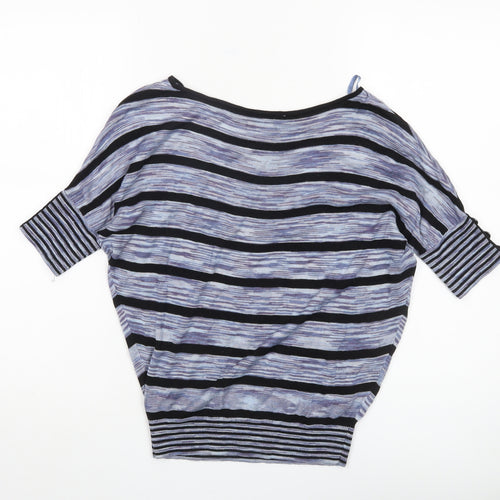Jasper Conran Womens Multicoloured Striped Pullover Jumper Size 10