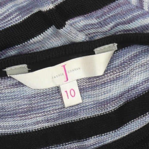 Jasper Conran Womens Multicoloured Striped Pullover Jumper Size 10