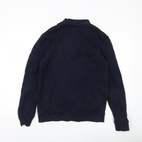 Marks and Spencer Men’s Blue Cotton Bomber Jacket M