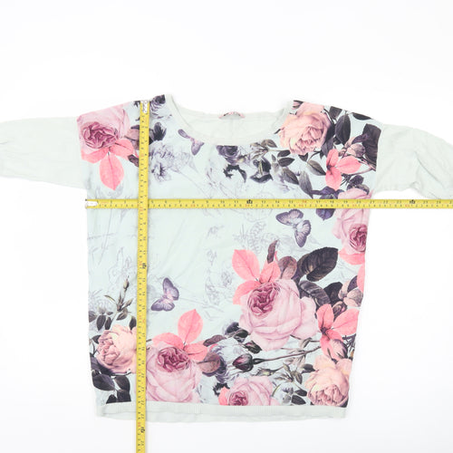 Phase Eight Womens Multicoloured Floral Pullover Jumper Size S