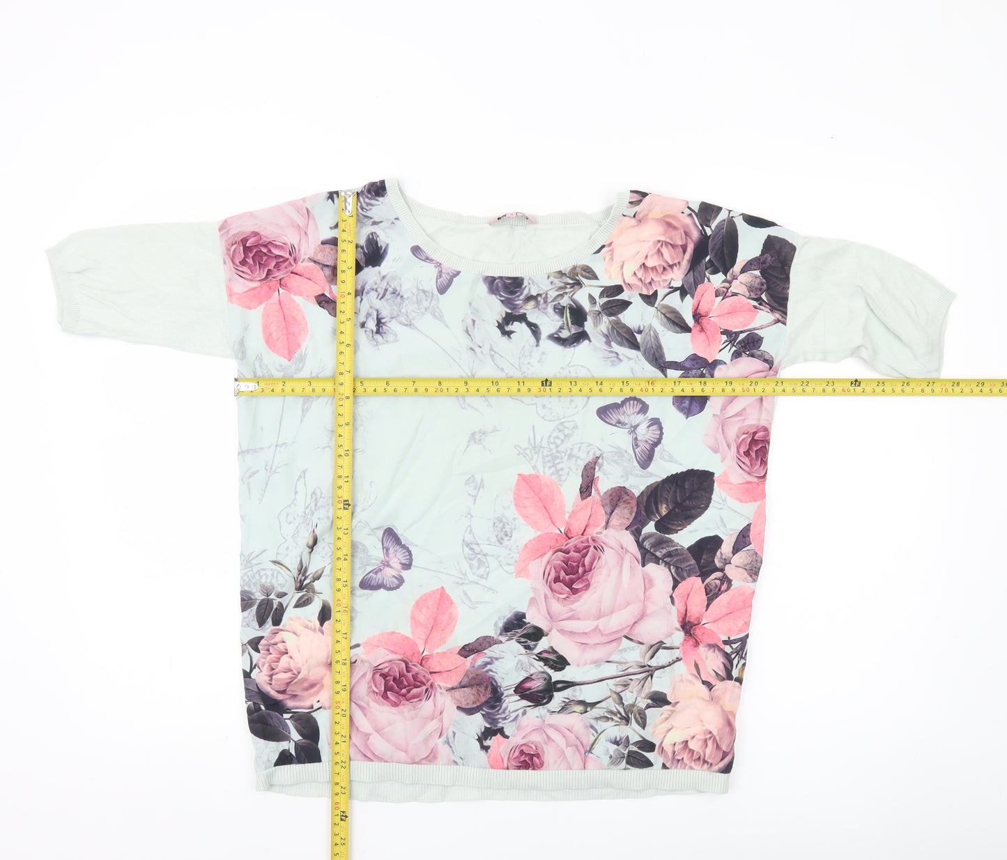 Phase Eight Womens Multicoloured Floral Pullover Jumper Size S