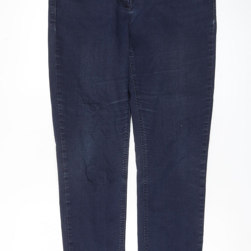 Branatex Women’s Blue Skinny Jeans Size 14 Slim Fit Stretch Denim