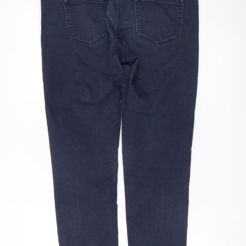 Branatex Women’s Blue Skinny Jeans Size 14 Slim Fit Stretch Denim