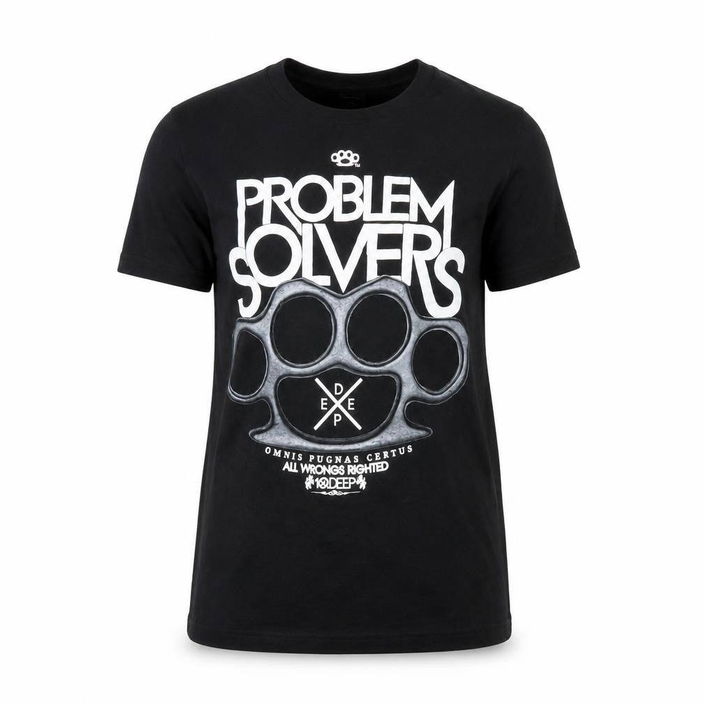 10.Deep Unisex Adults Black Medium Graphic Print Cotton T-Shirt