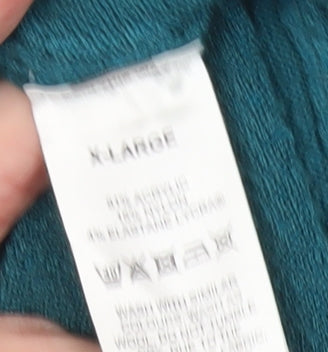 Precis Petite Women's Green XL Scoop Neck Pullover Jumper