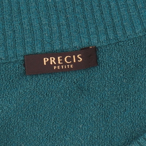 Precis Petite Women's Green XL Scoop Neck Pullover Jumper