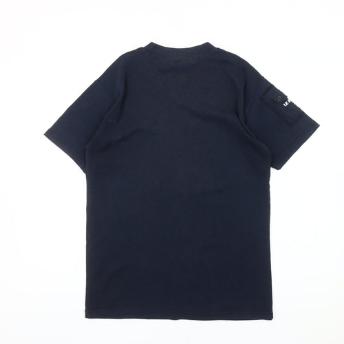 Le Shark Men's Black V-Neck Short Sleeve Cotton T-Shirt Size M