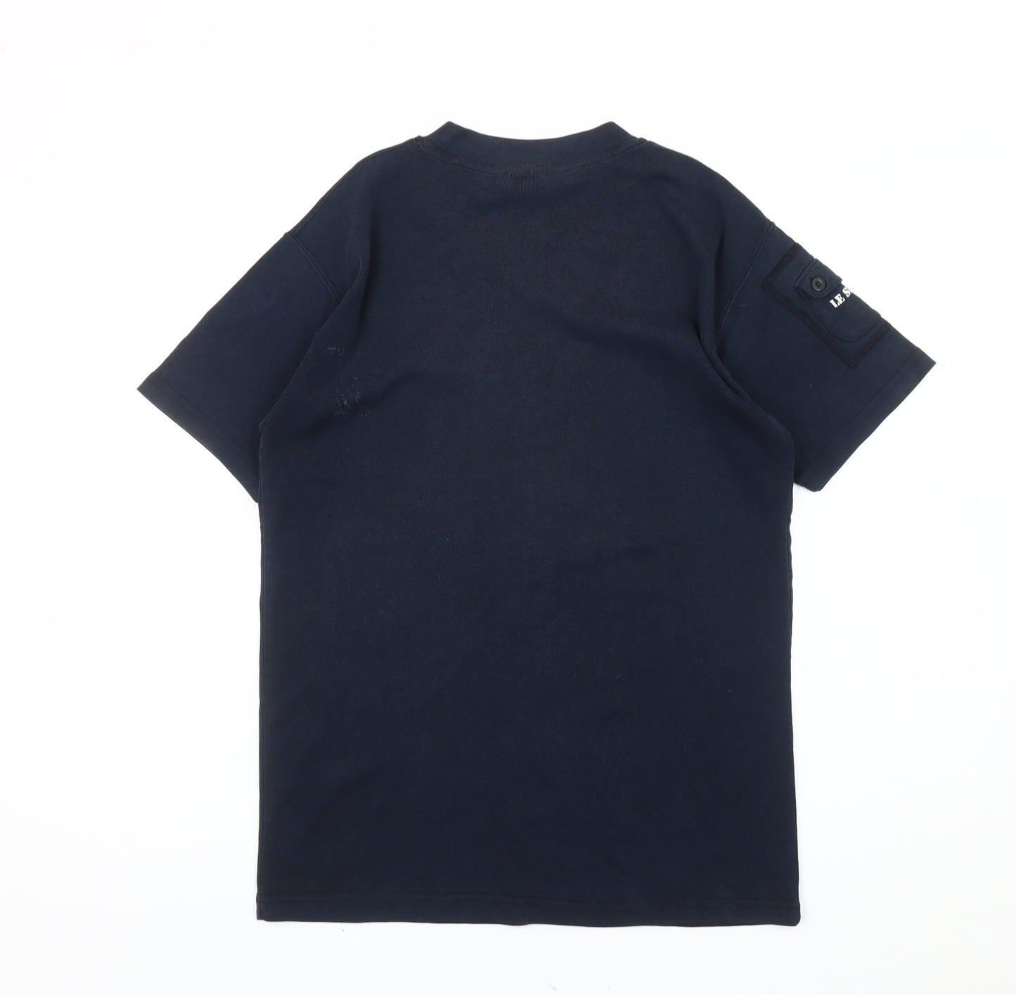 Le Shark Men's Black V-Neck Short Sleeve Cotton T-Shirt Size M