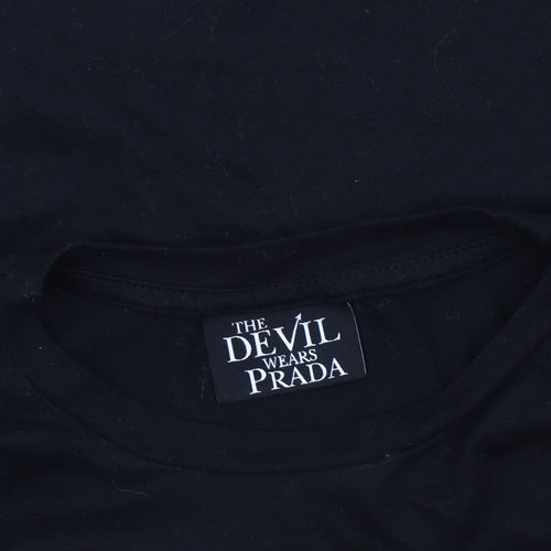 The Devil Wears Prada Women Black Size 8 Graphic T-Shirt