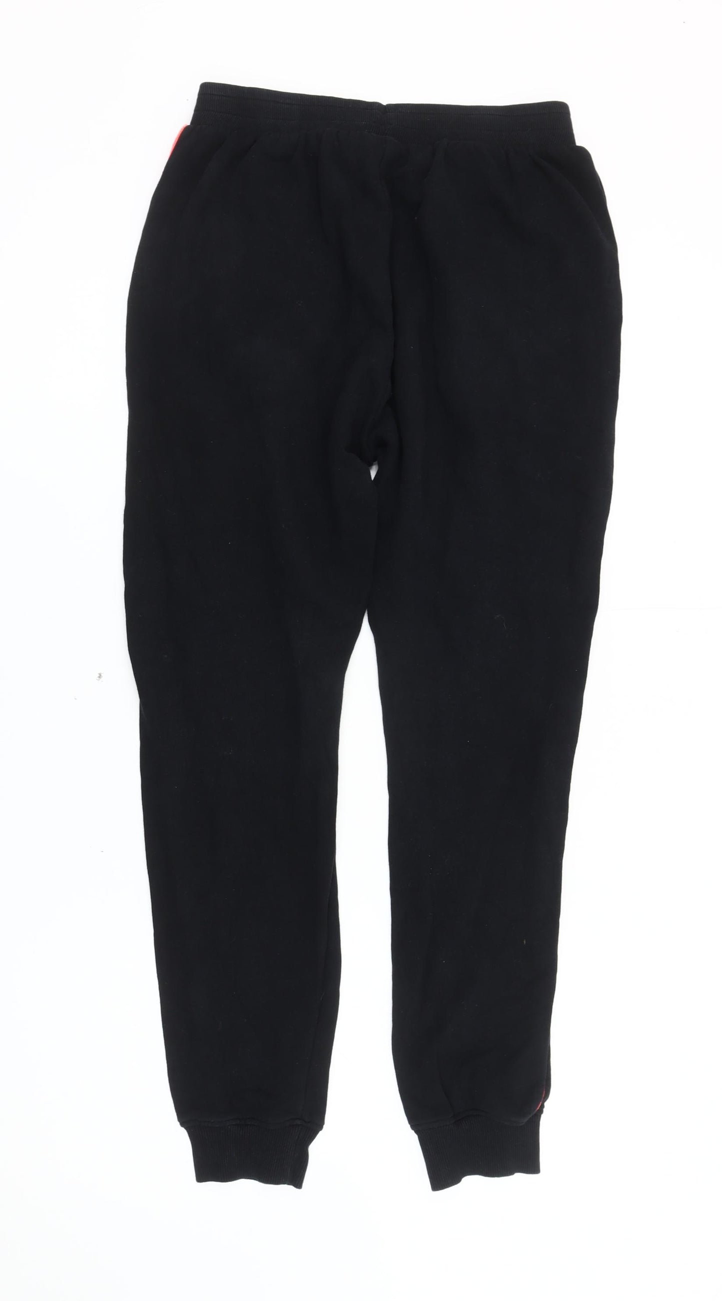 Scamp & Dude Women Black XS Jogger Trousers Cotton Side Stripe