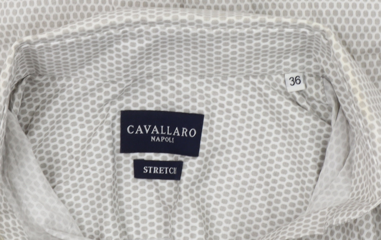 Cavallaro Napoli Women's White Slim Fit Button-Up Shirt Size 8