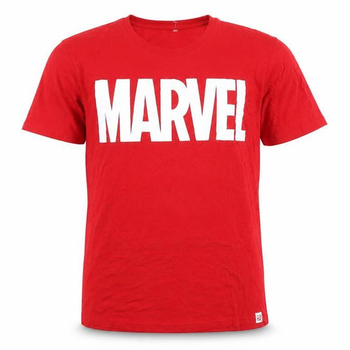 Marvel Men’s Red XL Graphic Print Crew Neck Short Sleeve T-Shirt