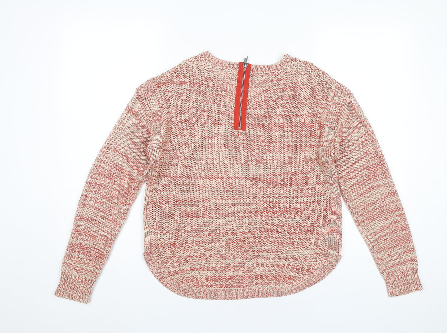Marks and Spencer Womens Multicoloured Knit V-Neck Jumper UK 14