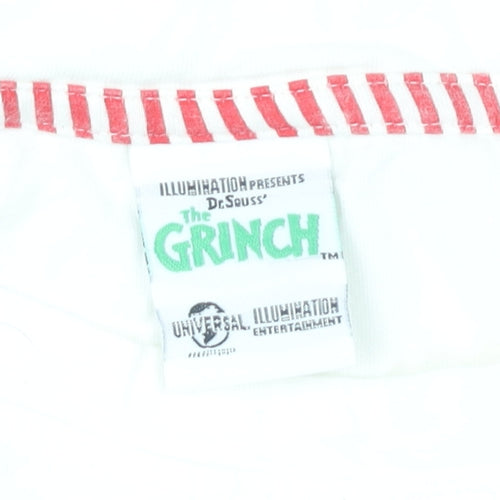 The Grinch Women's White M Nightshirt T-Shirt Christmas Cotton