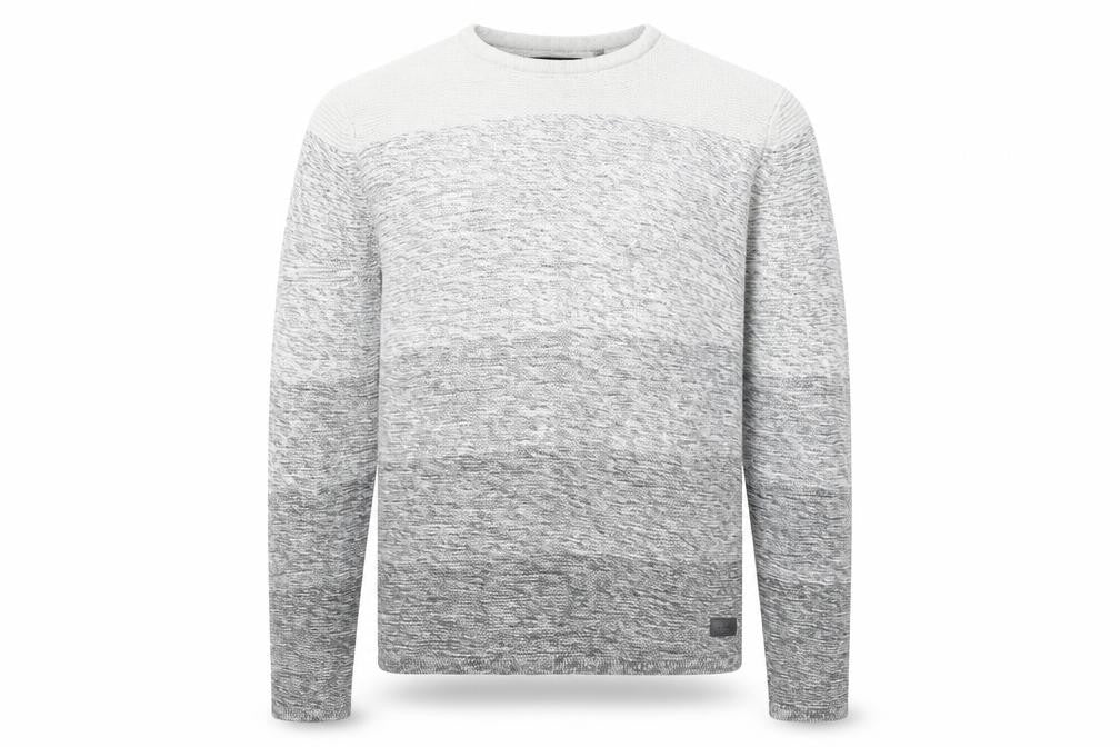 Only & Sons Mens Grey Cotton Knit Jumper L Crew Neck Long Sleeve