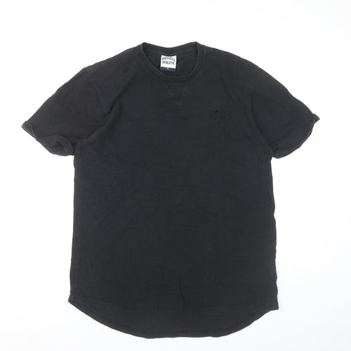 Russell Athletic Men’s Black XL Crew Neck Cotton T-Shirt