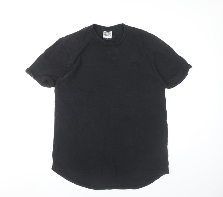 Russell Athletic Men’s Black XL Crew Neck Cotton T-Shirt