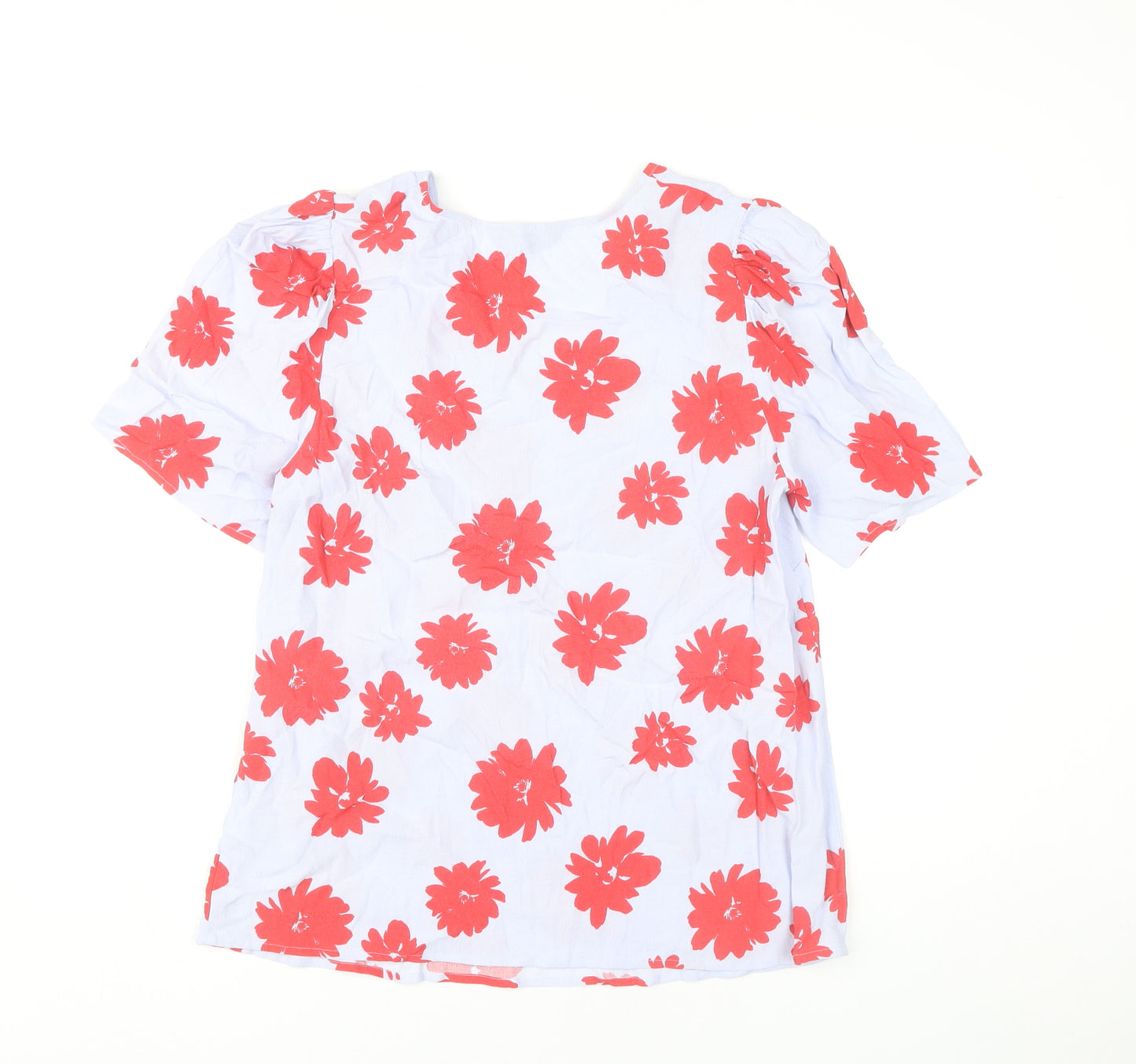 Marks and Spencer Women’s Multicoloured Floral Viscose Blouse Size 12