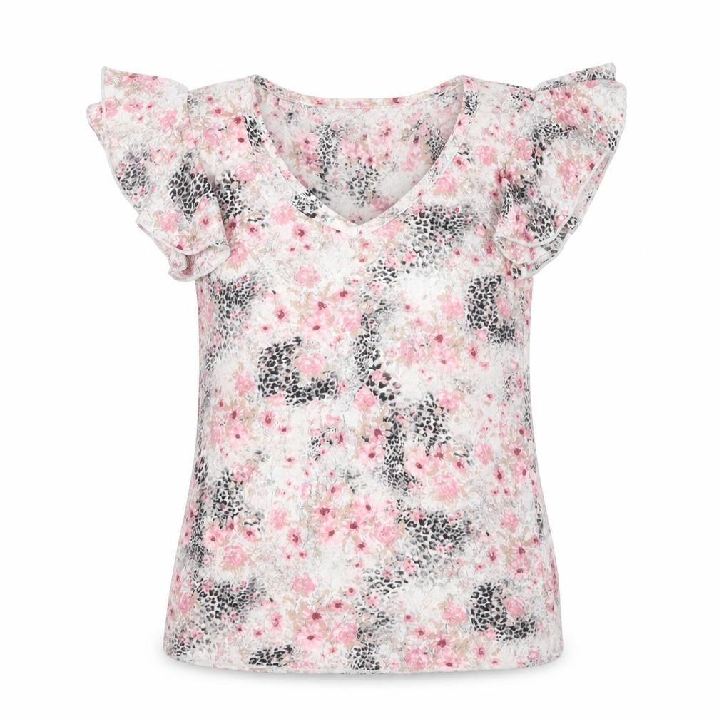 Marks and Spencer Women’s Multicoloured Floral Lace Blouse Size 14
