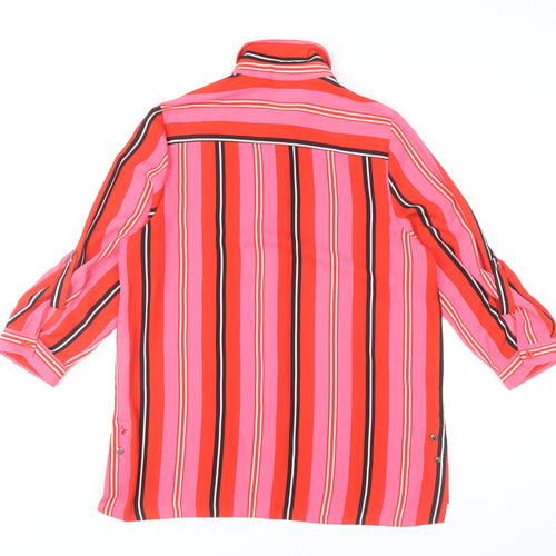 Dorothy Perkins Women’s Multicoloured Striped Button-Up Shirt Size 12