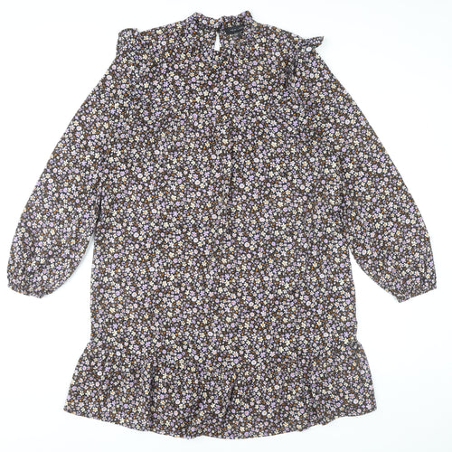 New Look Women’s Multicoloured Floral Shift Dress UK 10