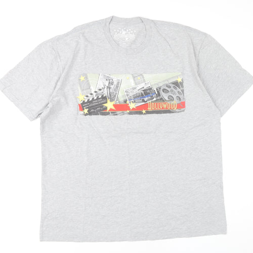 Universal Studios Men’s Grey 2XL Movie Graphic Short Sleeve T-Shirt
