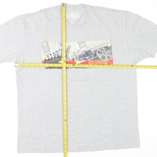 Universal Studios Men’s Grey 2XL Movie Graphic Short Sleeve T-Shirt