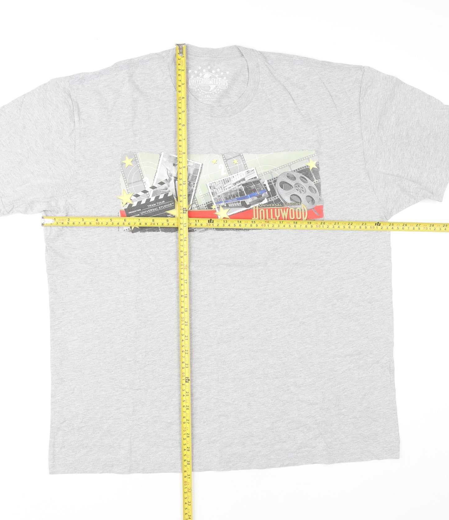 Universal Studios Men’s Grey 2XL Movie Graphic Short Sleeve T-Shirt