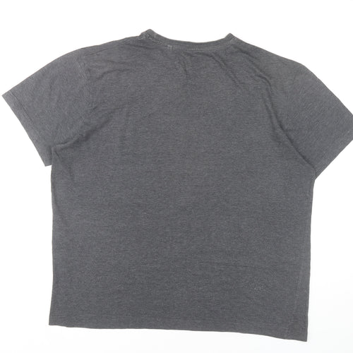 The Rolling Stones Men's Grey Graphic Band T-Shirt L