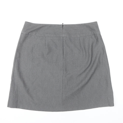 New Look Women’s Grey Size 12 Pencil Skirt Workwear Office