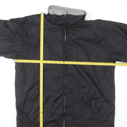 B&C Collection Unisex Adults Black L Lightweight Windbreaker Jacket
