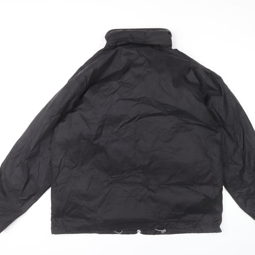 B&C Collection Unisex Adults Black L Lightweight Windbreaker Jacket