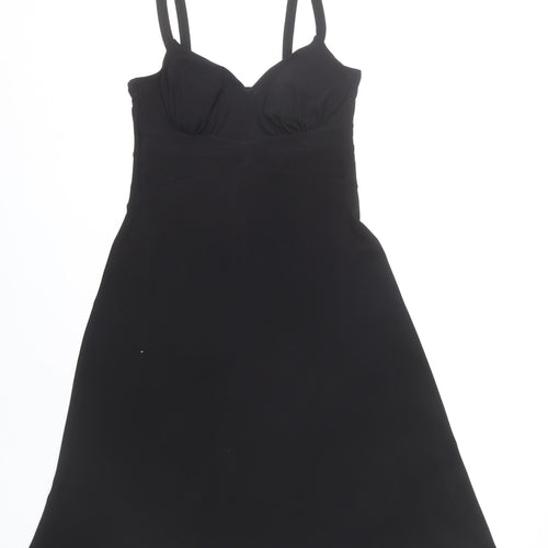 Star by Julien Macdonald Womens Black Size 10 A-Line Cocktail Dress
