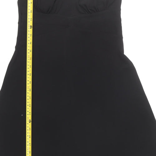 Star by Julien Macdonald Womens Black Size 10 A-Line Cocktail Dress