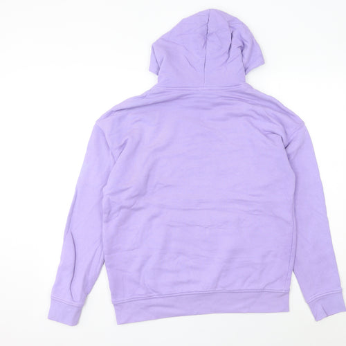 Adidas Women’s Purple Hoodie Size 10 UK Cotton Pullover Casual