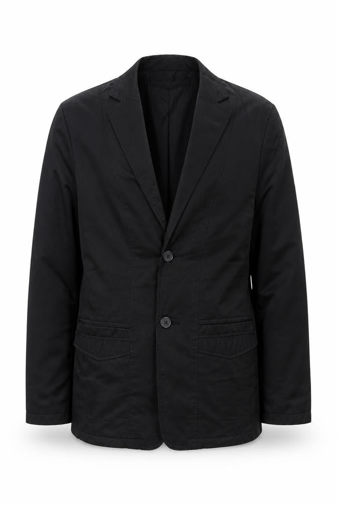 Front view of Jack & Jones Men’s Black Blazer Jacket L Regular Fit Formal