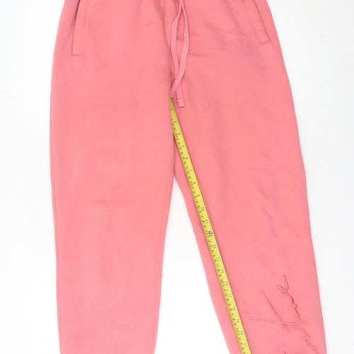 The Couture Club Womens Pink Jogger Sweatpants Size 8 Regular Fit