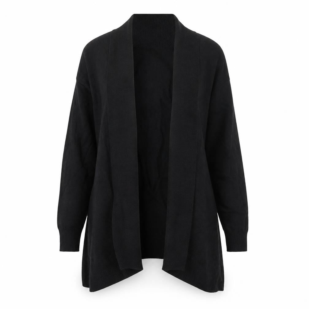 Mango Womens Black Cardigan Size 8 Regular Fit Knitwear