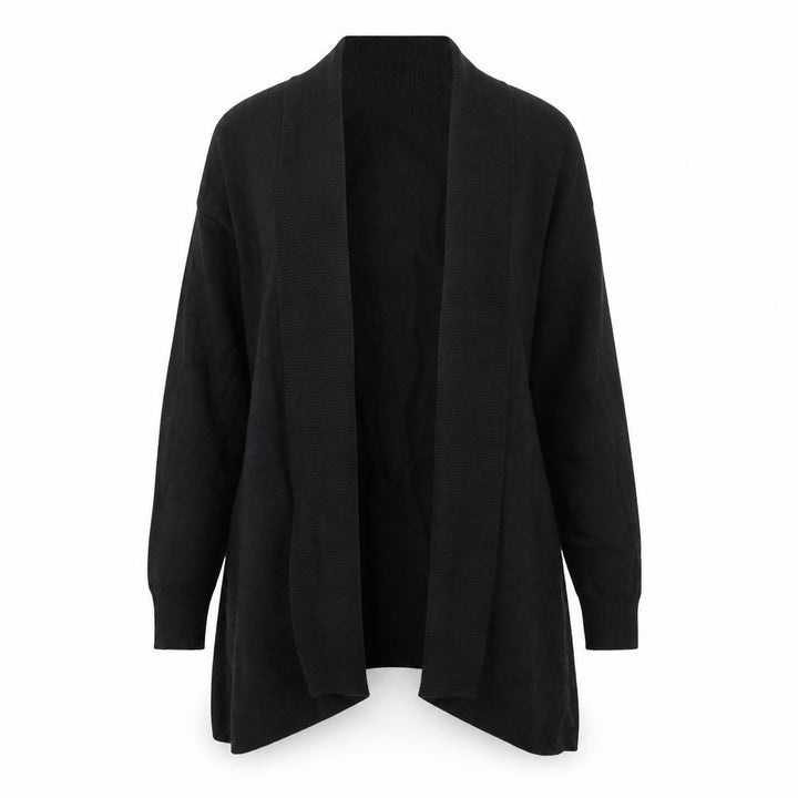 Mango Womens Black Cardigan Size 8 Regular Fit Knitwear