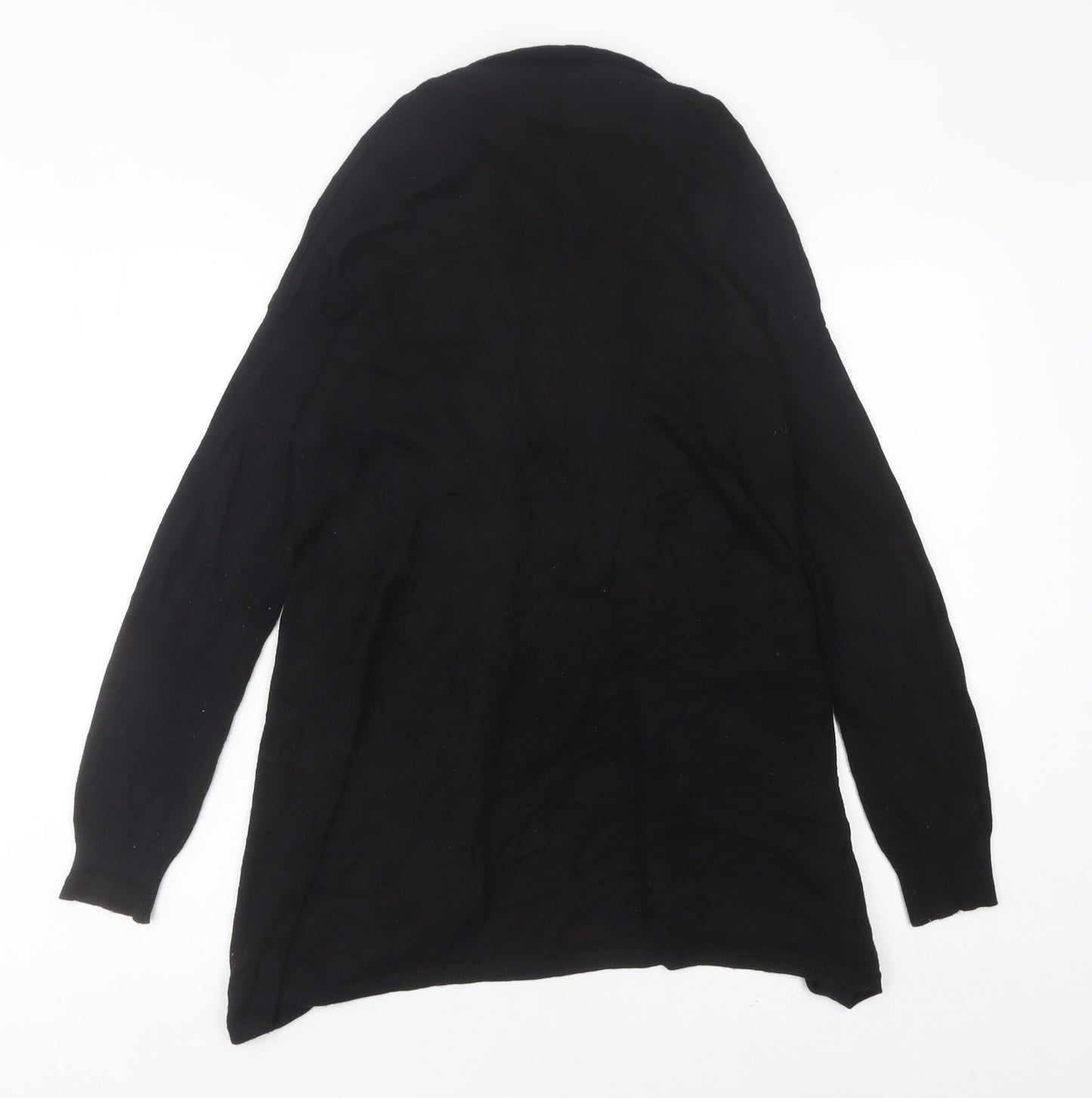 Mango Womens Black Cardigan Size 8 Regular Fit Knitwear