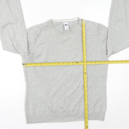 GAP Women’s Grey Cotton Crew Neck Pullover Jumper Size L