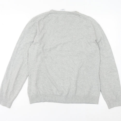 GAP Women’s Grey Cotton Crew Neck Pullover Jumper Size L