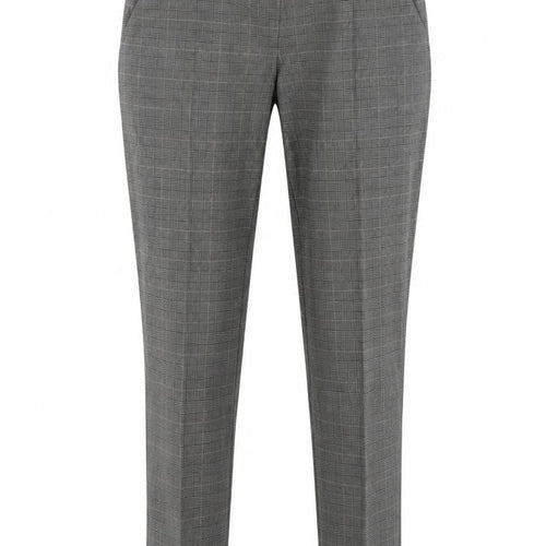 Miss Selfridge Women’s Grey Check Slim Trousers Size 8 Workwear