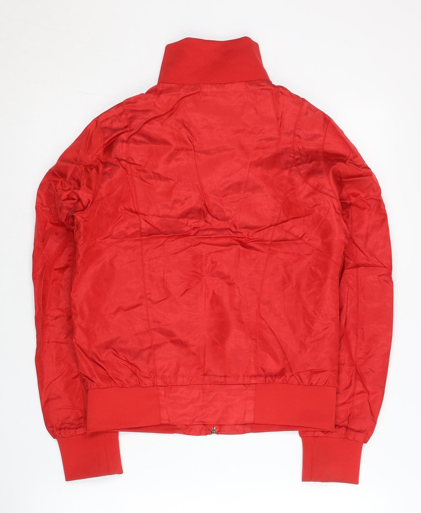 Kappa Womens Red Track Jacket Size 8 UK Full Zip Sportswear