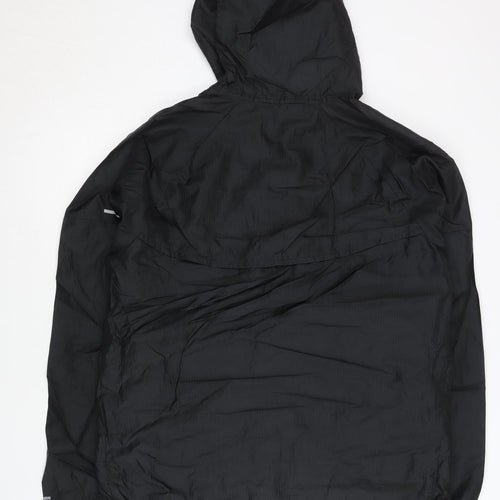 Nike Women's Black L Lightweight Windbreaker Running Jacket