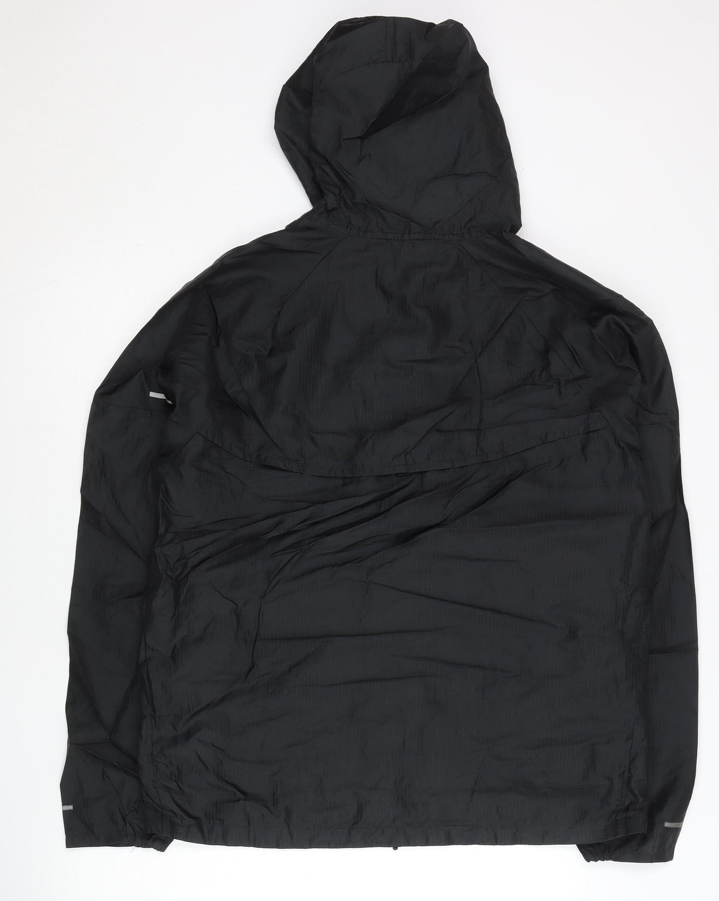 Nike Women's Black L Lightweight Windbreaker Running Jacket